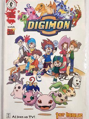 Vintage Y2K 2000 Digimon Digital Monsters Collector's Edition Pack #1-4 Fox Kids